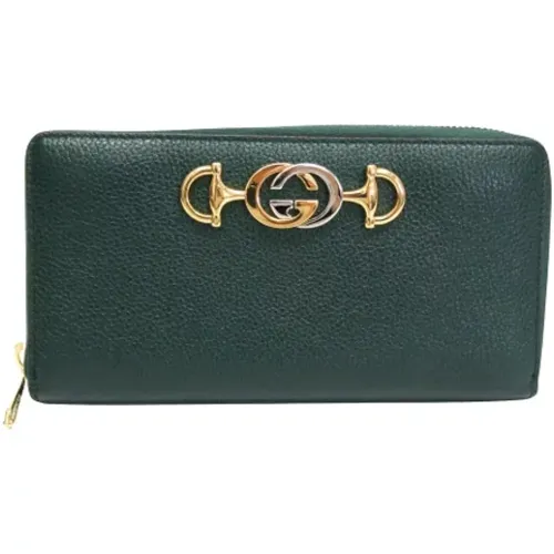 Pre-owned Wallets, female, , Size: ONE SIZE Pre-owned Leather wallets - Gucci Vintage - Modalova