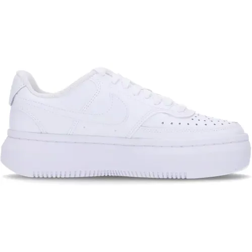 Weiße Court Vision Low Sneaker , Damen, Größe: 36 1/2 EU - Nike - Modalova