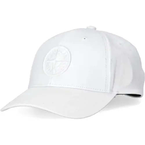 Cotton Baseball Cap with Logo , male, Sizes: ONE SIZE - Stone Island - Modalova