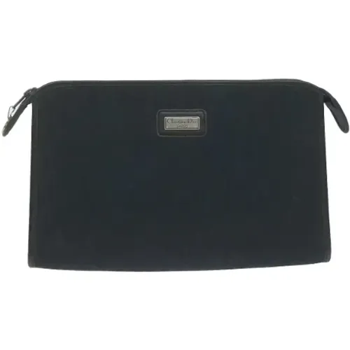 Pre-owned Clutches, female, , Size: ONE SIZE Pre-owned Canvas clutches - Dior Vintage - Modalova