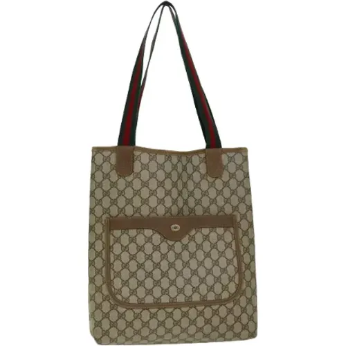 Pre-owned Tote Bags, female, , Size: ONE SIZE Pre-owned Leather totes - Gucci Vintage - Modalova