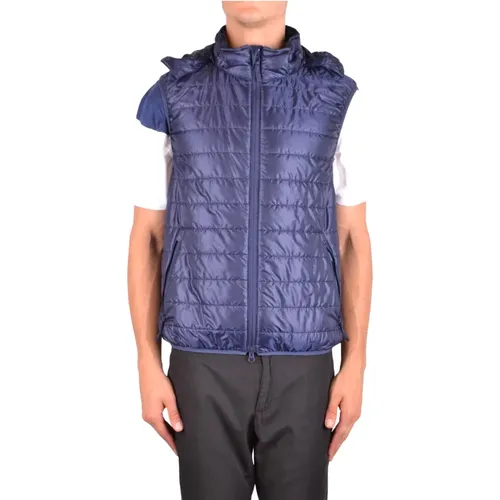 Vests, male, , Size: XL Stylish Quilted Vest with Hood - Aspesi - Modalova