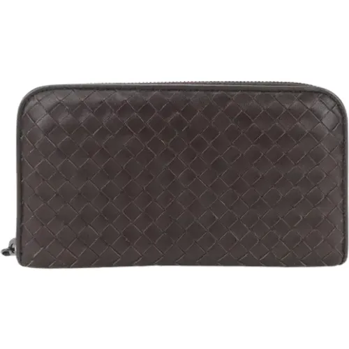 Pre-owned Leather wallets , female, Sizes: ONE SIZE - Bottega Veneta Vintage - Modalova