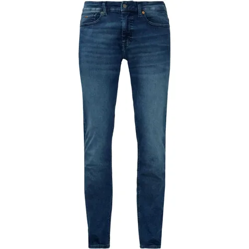 Jeans with Fit tapered super stretch 50468602 , male, Sizes: W29 L32 - Hugo Boss - Modalova