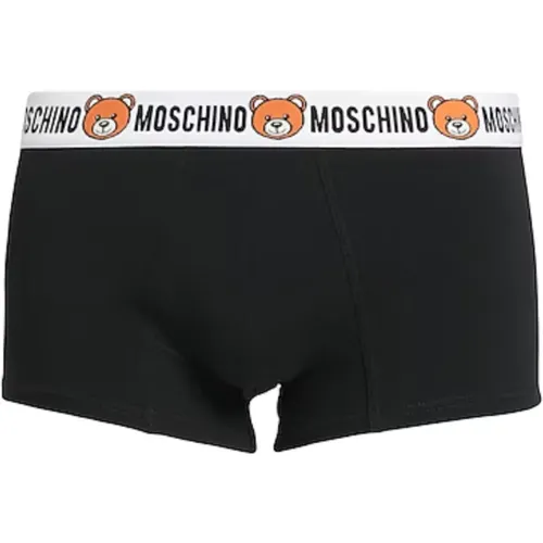 Bottoms, male, , Size: XL Bear Pattern Boxer Set - Moschino - Modalova