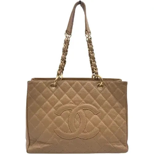 Pre-owned Tote Bags, female, , Size: ONE SIZE Pre-owned Leather totes - Chanel Vintage - Modalova