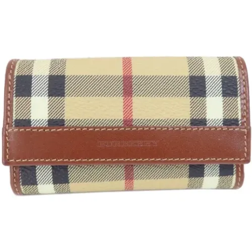 Pre-owned Accessories, female, , Size: ONE SIZE Pre-owned Canvas key-holders - Burberry Vintage - Modalova