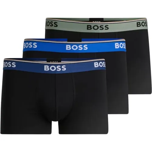 Herren Trunk Unterwäsche 3er Pack , Herren, Größe: L - Hugo Boss - Modalova