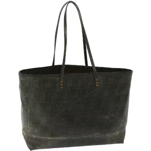 Pre-owned Tote Bags, female, , Size: ONE SIZE Pre-owned Canvas fendi-bags - Fendi Vintage - Modalova