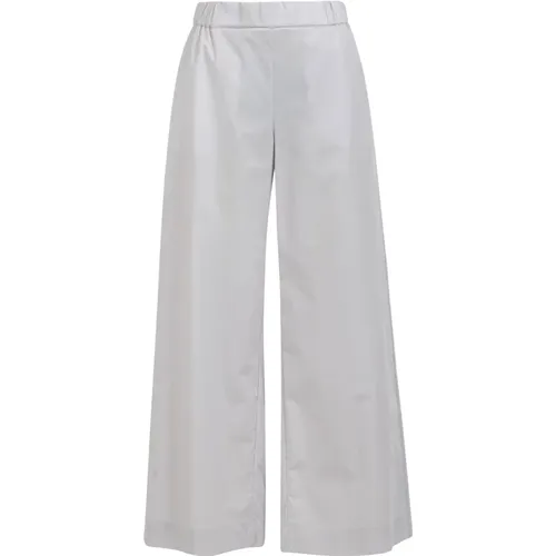Wide Cotton Pants , female, Sizes: L, XS - Ottod'Ame - Modalova