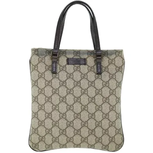 Pre-owned Tote Bags, female, , Size: ONE SIZE Pre-owned Canvas totes - Gucci Vintage - Modalova