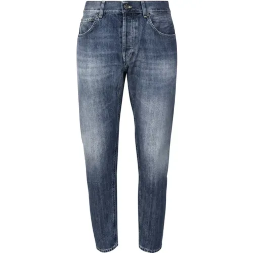 Slim Fit Jeans Made in Italy , male, Sizes: W36, W32, W31, W35 - Dondup - Modalova