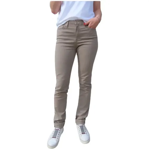 Malo Slim Baumwollhose , Damen, Größe: W28 - Islow - Modalova