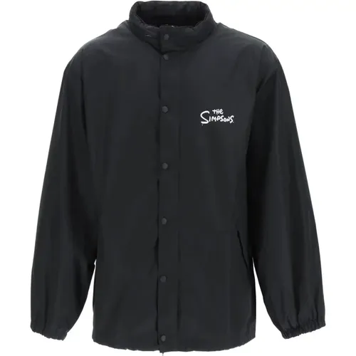 Oversize Windbreaker Jacket , male, Sizes: S, L, M - Balenciaga - Modalova