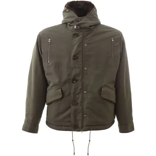 Elegante Army Jacke Baumwolle Herren - Lardini - Modalova