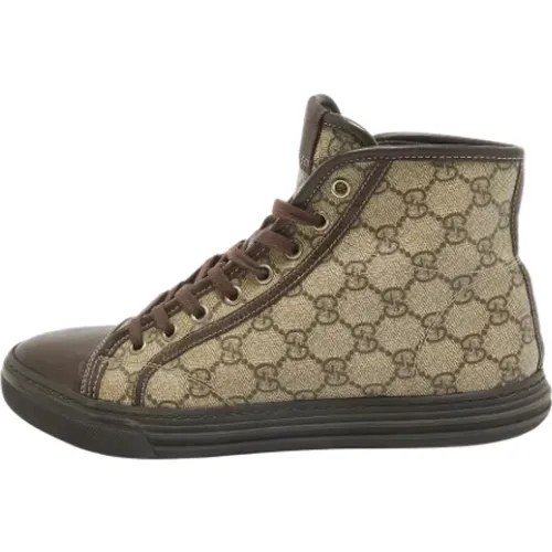 Pre-owned Canvas sneakers , male, Sizes: 7 UK - Gucci Vintage - Modalova