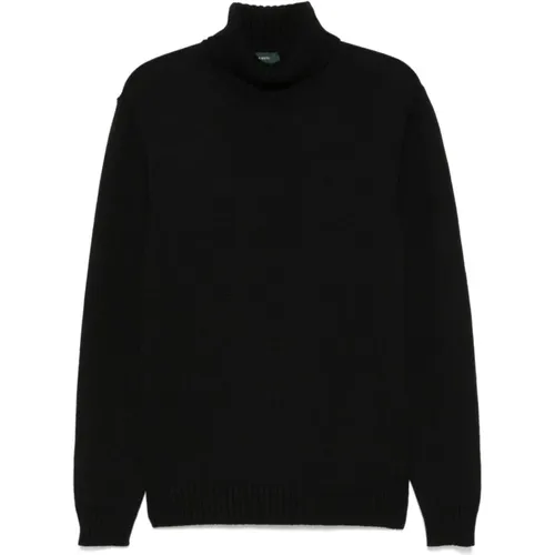 Fisherman's Knit Sweater , male, Sizes: M, XL, S, XS, L - Zanone - Modalova