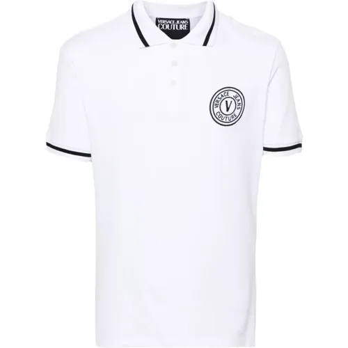 Mens Clothing T-Shirts Polos Ss24 , male, Sizes: M, L, S - Versace Jeans Couture - Modalova