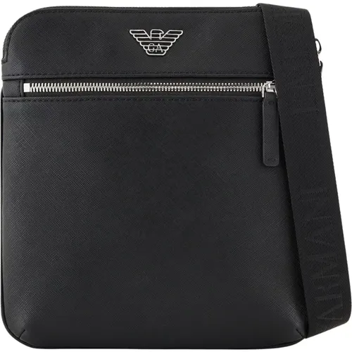 Messenger Bags, male, , Size: ONE SIZE Stylish Bags Collection - Emporio Armani - Modalova