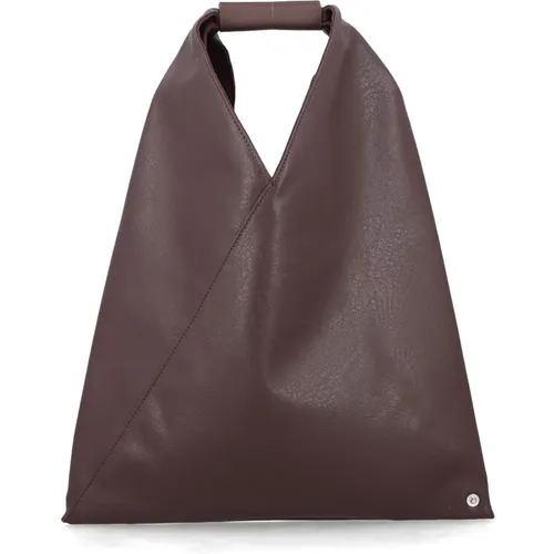 Handbags, female, , Size: ONE SIZE Handbag with Triangular Silhouette - MM6 Maison Margiela - Modalova