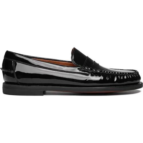 Loafers, female, , Size: 9 US Patent Leather Moccasin - Sebago - Modalova