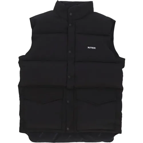 Vests, male, , Size: 2XL Puff Vest Sleeveless Down Jacket - Iuter - Modalova