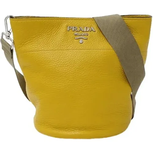 Pre-owned Shoulder Bags, female, , Size: ONE SIZE Pre-owned Leather shoulder-bags - Prada Vintage - Modalova