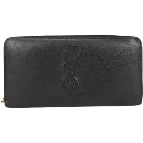 Pre-owned Wallets, female, , Size: ONE SIZE Pre-owned Leather wallets - Yves Saint Laurent Vintage - Modalova