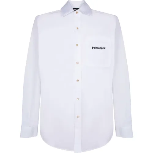 Classic Shirt for Men , male, Sizes: L, M - Palm Angels - Modalova