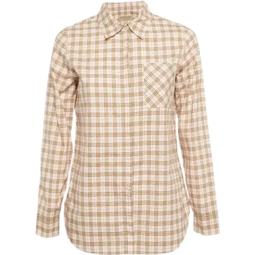 Pre-owned Shirts & Blouses, female, , Size: S Pre-owned Cotton tops - Burberry Vintage - Modalova