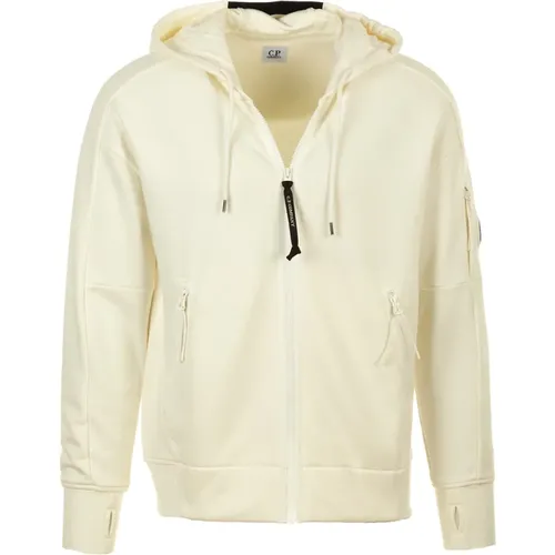 Diagonal Zip Sweatshirt , male, Sizes: L, XL - C.P. Company - Modalova
