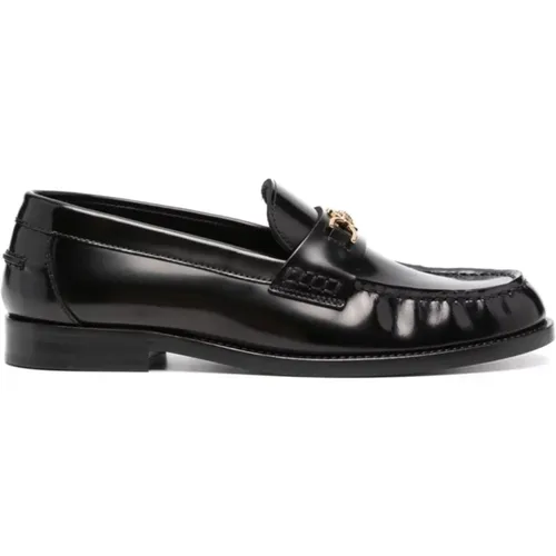 Loafers, female, , Size: 7 US Moccasins for Women - Versace - Modalova