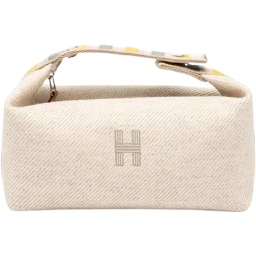 Pre-owned Handbags, female, , Size: ONE SIZE Pre-owned Wool Pouch - Hermès Vintage - Modalova