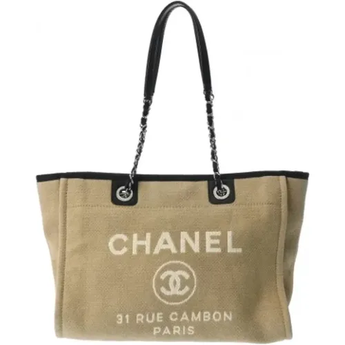 Pre-owned Tote Bags, female, , Size: ONE SIZE Pre-owned Canvas chanel-bags - Chanel Vintage - Modalova