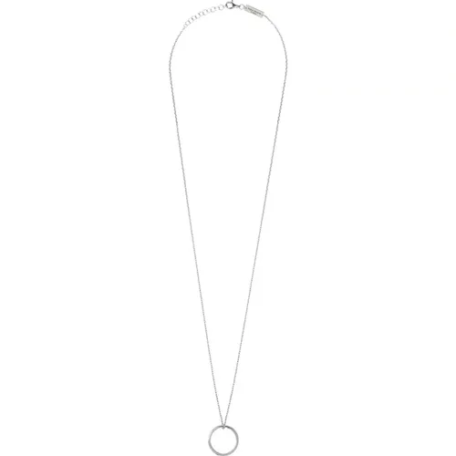 Silber Logo Anhänger Halskette - Maison Margiela - Modalova