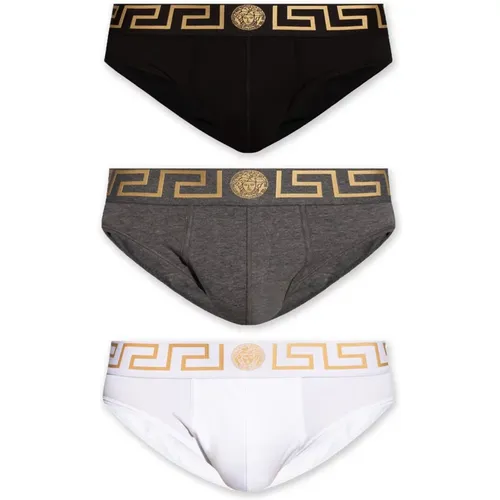 Markenunterhosen 3er-Pack , Herren, Größe: XL - Versace - Modalova