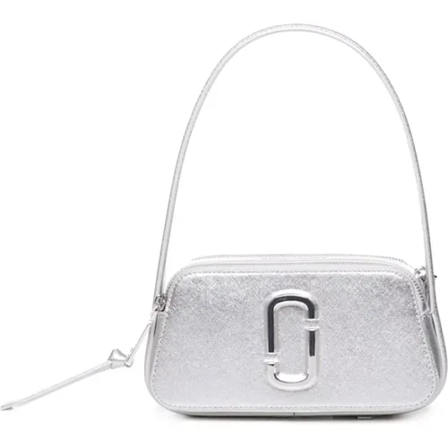 Metallic Silver Shoulder Bag , female, Sizes: ONE SIZE - Marc Jacobs - Modalova