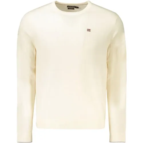 Round-neck Knitwear, male, , Size: 3XL Wool Sweater for Men - Napapijri - Modalova