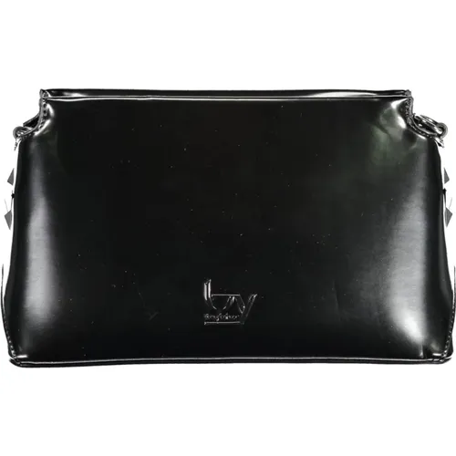 Schwarze Polyurethan-Handtasche mit Verstellbarem Schultergurt - Byblos - Modalova