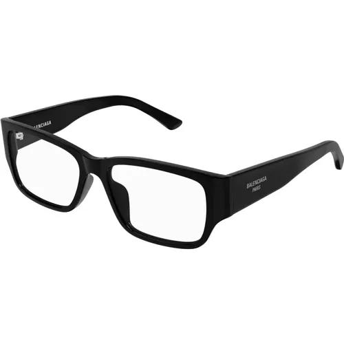 Stilvolle Brille in Schwarz , Herren, Größe: 55 MM - Balenciaga - Modalova