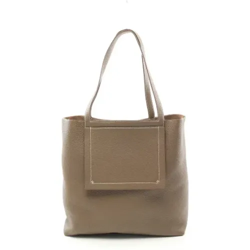 Pre-owned Tote Bags, female, , Size: ONE SIZE Pre-owned Leather shoulder-bags - Hermès Vintage - Modalova