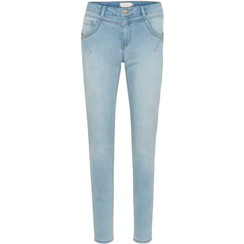 Slim-fit Jeans , female, Sizes: W32, W30, W26, W29, W27, W24, W31, W33, W28, W25, W34 - Cream - Modalova