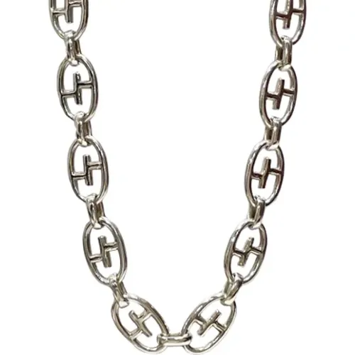 Pre-owned Jewellery, female, , Size: ONE SIZE Pre-owned Silver necklaces - Gucci Vintage - Modalova