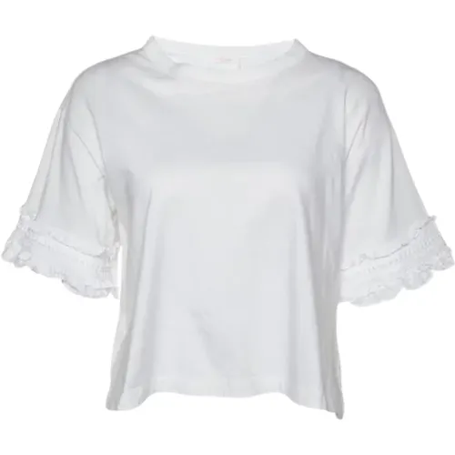 Pre-owned Cotton tops , female, Sizes: M - Chloé Pre-owned - Modalova