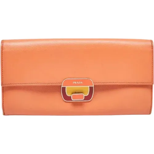 Pre-owned Leather wallets , female, Sizes: ONE SIZE - Prada Vintage - Modalova