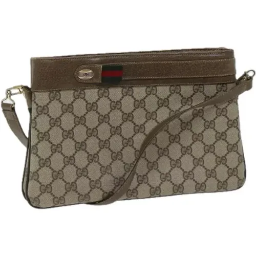 Pre-owned Leder schultertasche - Gucci Vintage - Modalova