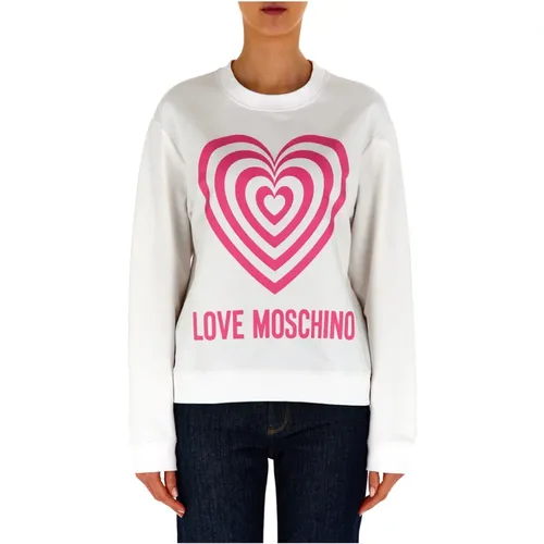 Sweatshirts, female, , Size: XS Sweaters Collection - Love Moschino - Modalova