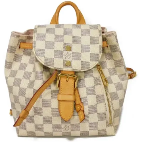 Pre-owned Backpacks, female, , Size: ONE SIZE Pre-owned Canvas backpacks - Louis Vuitton Vintage - Modalova