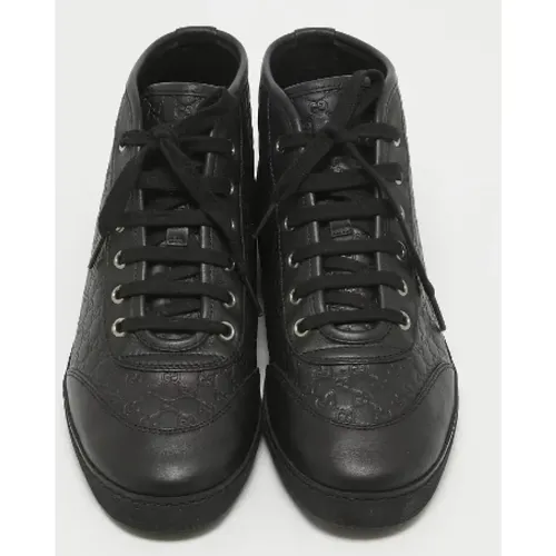 Pre-owned Leather sneakers , female, Sizes: 5 UK - Gucci Vintage - Modalova