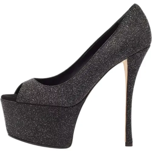 Pre-owned Pumps, female, , Size: 9 1/2 US Pre-owned Suede heels - Giuseppe Zanotti Pre-owned - Modalova